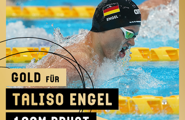 Goldmedaille Schwimmen Taliso Engel