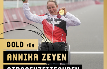 Goldmedaille Radsport Annika Zeyen