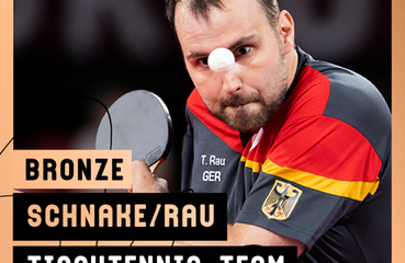 Bronzemedaille Tischtennis Schnake/Rau
