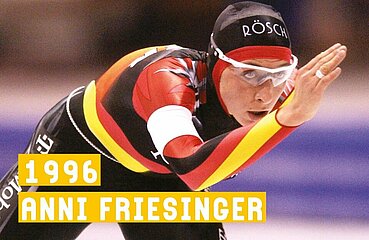 Anni Friesinger - Juniorsportler des Jahres 1996