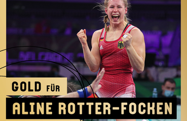 Goldmedaille Aline Rotter-Focken
