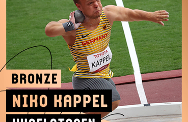 Bronzemedaille Leichtathletik Niko Kappel 