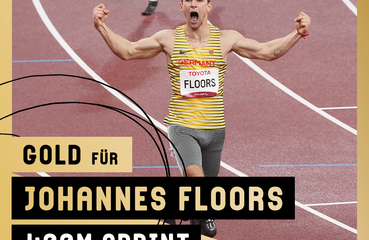 Goldmedaille Leichtathletik Johannes Floors