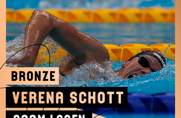 Bronzemedaille Schwimmen Verena Schott