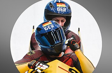 Lochner/Bauer gewinnen Silber im Zweierbob