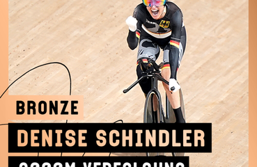 Bronzemedaille Radsport Denise Schindler