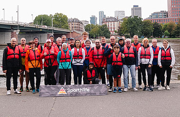 Hautnah-Rudern Gruppenbild