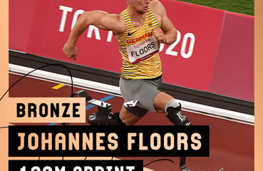 Bronzemedaille Leichtathletik Johannes Floors