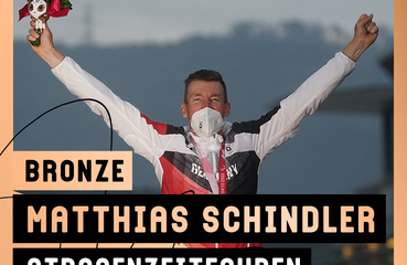 Bronzemedaille Radsport Matthias Schindler