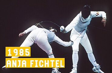 Anja Fichtel - Juniorsportler des Jahres 1985