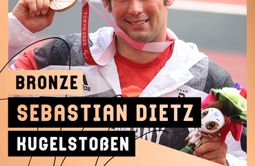 Bronzemedaille Leichtathletik Sebastian Dietz