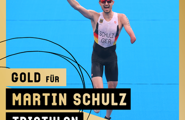 Goldmedaille Triathlon Martin Schulz