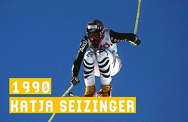 Katja Seizinger - Juniorsportler des Jahres 1990