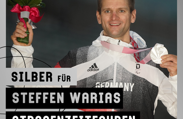 Silbermedaille Radsport Steffen Warias