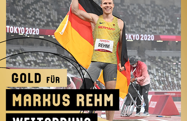 Goldmedaille Leichtathletik Markus Rehm