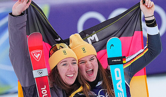 Kira Weidle-Winkelmann und Emma Aicher