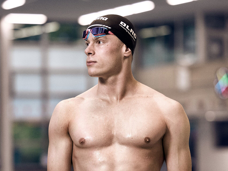Rettungsschwimmer Tim Brang