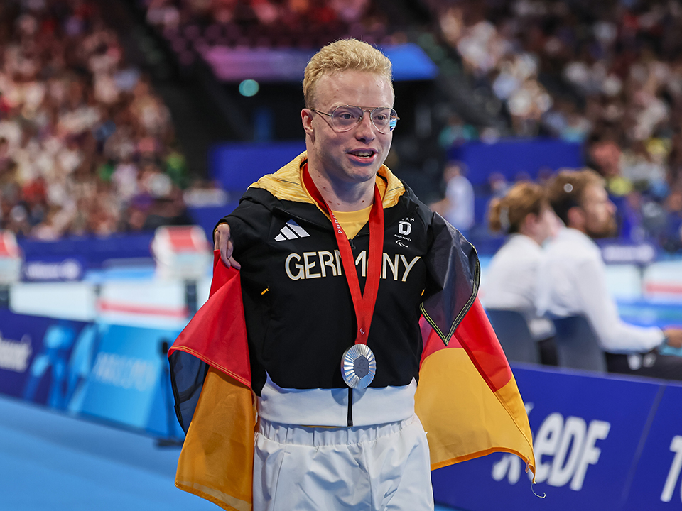 Para-Schwimmer Josia Topf
