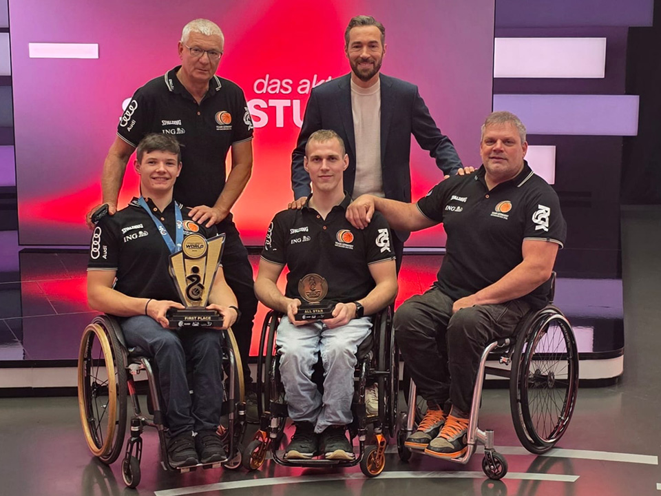 Rollstuhlbasketball im Sportstudio