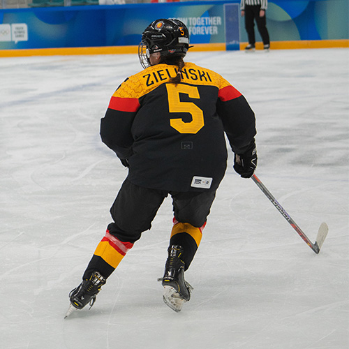 Theresa Zielinski in Aktion