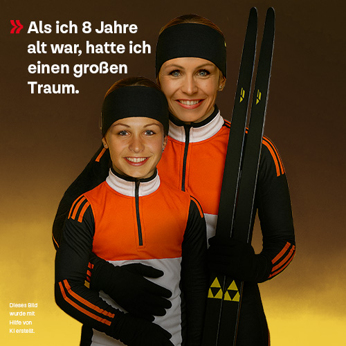 KI-basiertes Bild von Magdalena Neuner